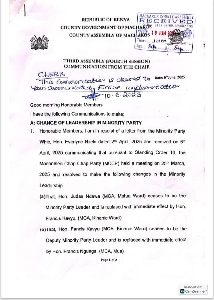 Shake-Up in Assembly as Kiusya Fights Back